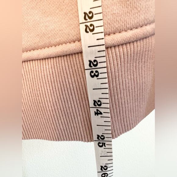 Carhartt relaxed fit Mid weight hoodie pullover pale pink pocket front casual L - Picture 6 of 8